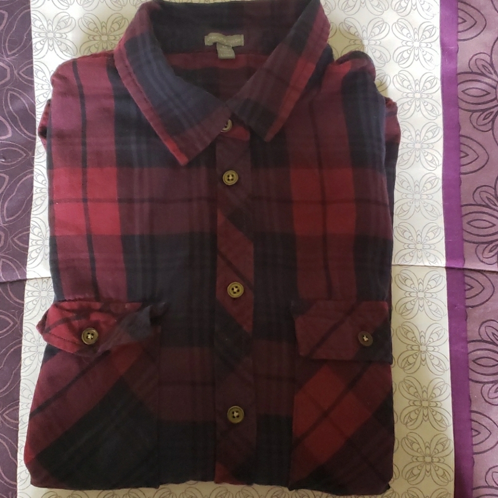 Plaid button up shirt